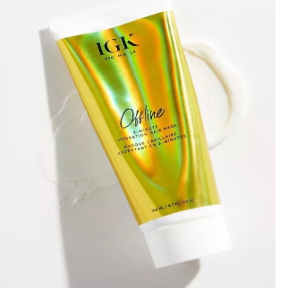 IGK OFFLINE 3-MINUTE HYDRATION HAIR MASK FULL SIZE 6.7OZ